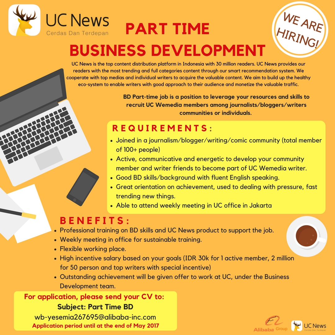 Part time job jakarta info